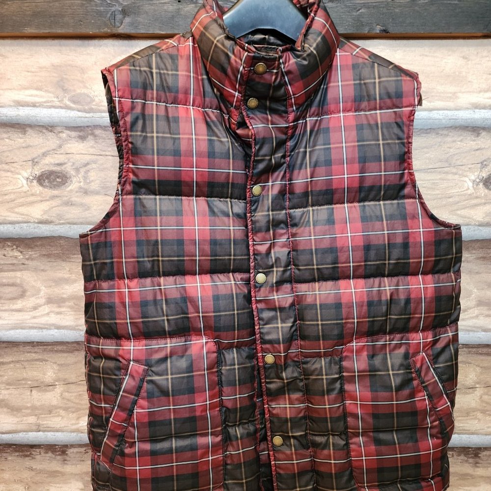 Men's Down Puffer Vest Print